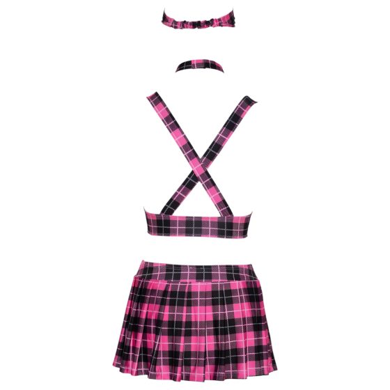 Cottelli - Plaid Schoolgirl Costume Set (Pink)