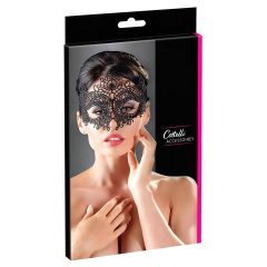 Cottelli - Embroidered Lace Effect Mask (Black)