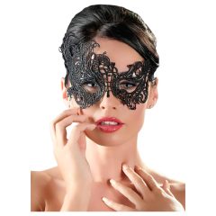 Cottelli - Embroidered Asymmetrical Mask (Black)