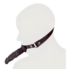 Mouth Gag with Dildo (Black)