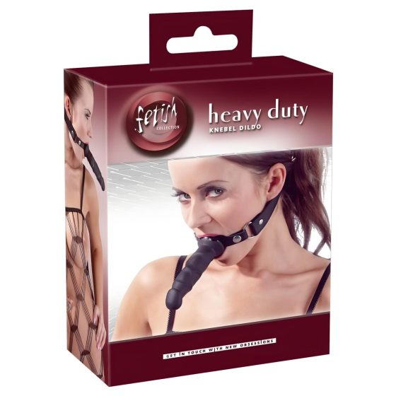 Mouth Gag with Dildo (Black)