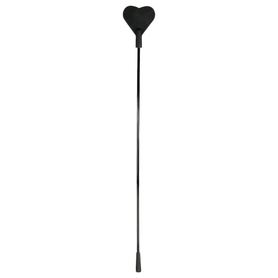 Heart-Shaped Silicone Paddle - Black