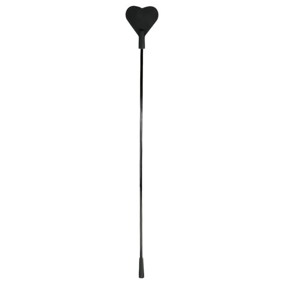 Heart-Shaped Silicone Paddle - Black