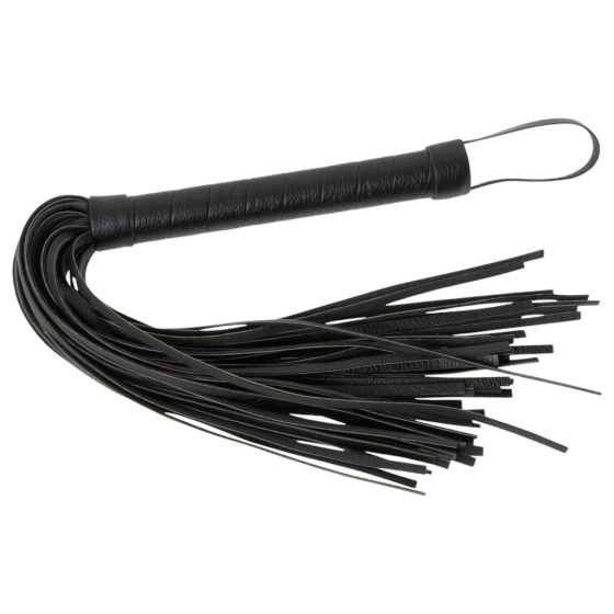 / Bad Kitty - Small Faux Leather Whip (Black)