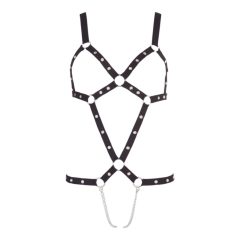 Studded Strappy Bodysuit - Black (S-L)