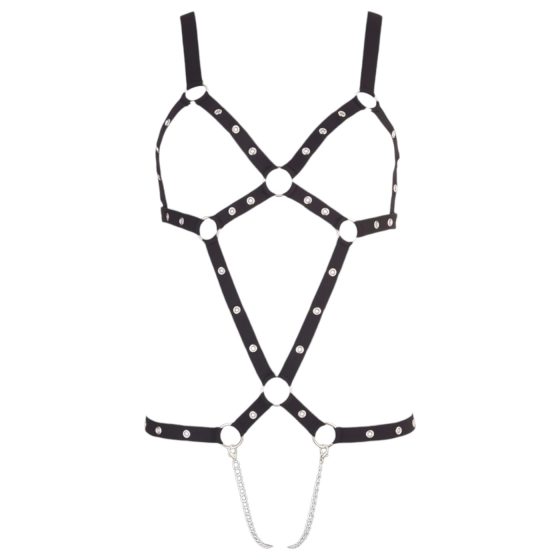 Bad Kitty - Studded Strap Body - Black (S-L)