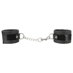 Vegan Fetish - Short Chain Handcuffs (Black)