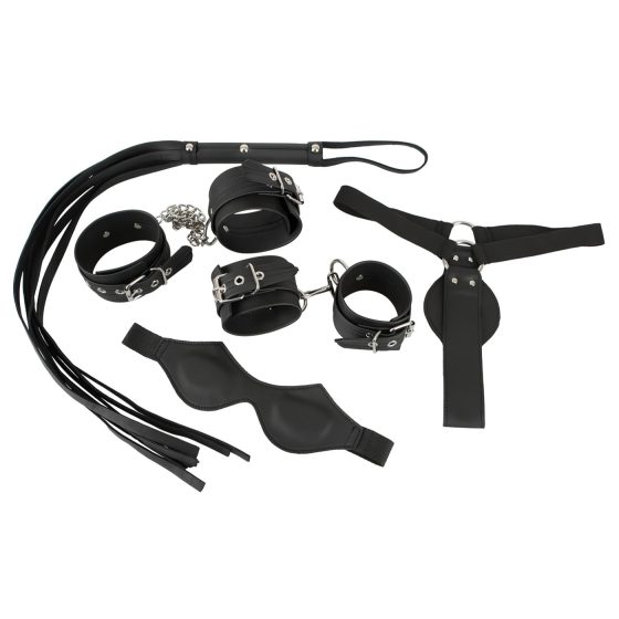 Vegan Fetish - Bondage Set (7 Pieces) - Black