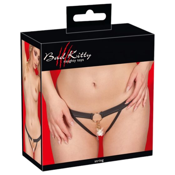 / Bad Kitty - Chain and Ring Women's Panties (Black)