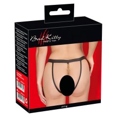 Bad Kitty - Chain and Ring Women's Panties (Black)