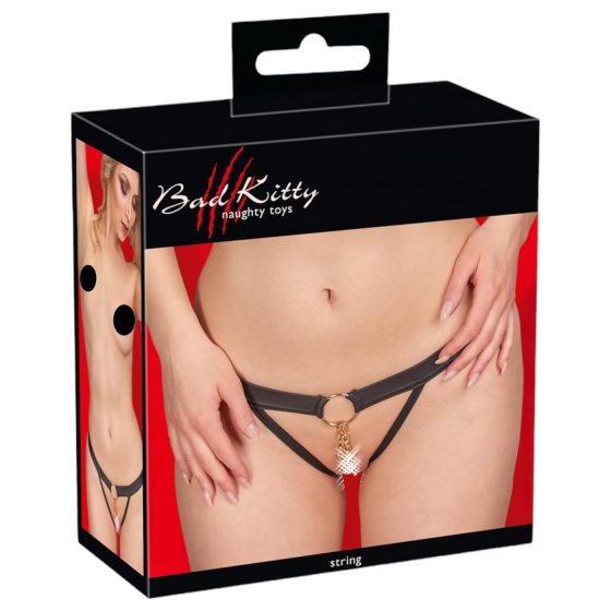 / Bad Kitty - Chain and Ring Women's Panties (Black)