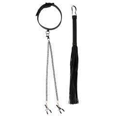 Vegan Fetish - Discipline Set (Black) - 3 Pieces