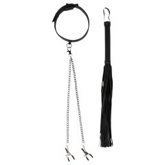 / Vegan Fetish - Discipline Set (Black) - 3 Pieces