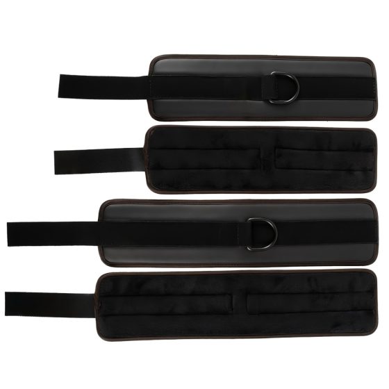 Vegan Fetish - Bed Restraint Set (Black)