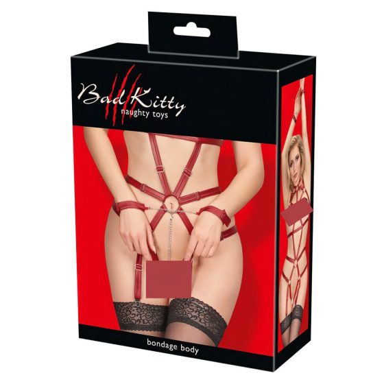 Red Full Body Harness