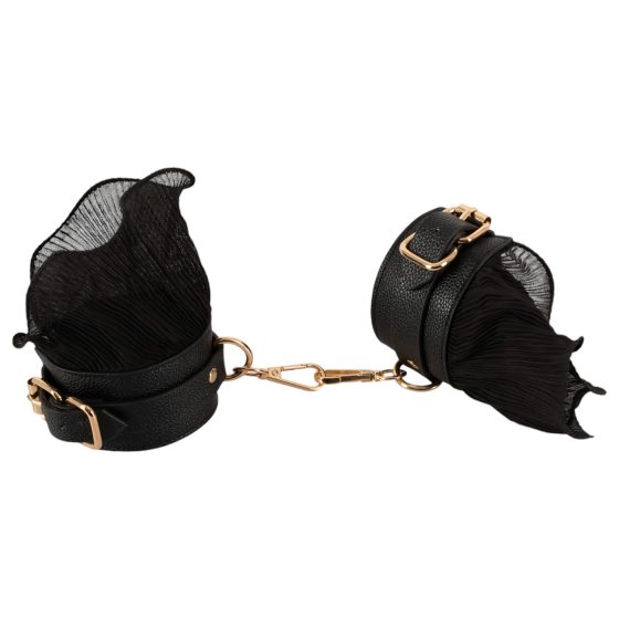 Bad Kitty - Ruffled Restraint Set (4 Pieces) - Black