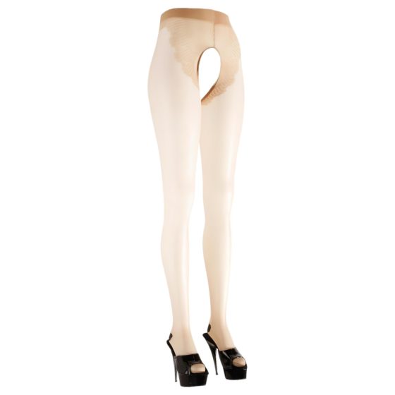 / Cottelli - Striped Tights (Natural)