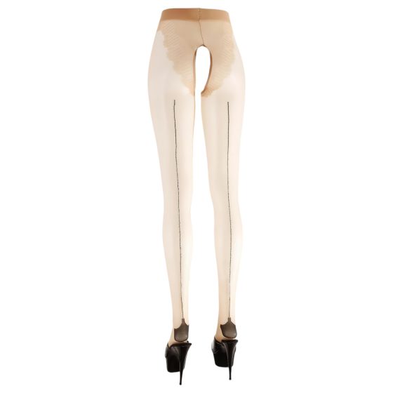 / Cottelli - Striped Tights (Natural)