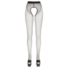 Cottelli - Double Effect Open Tights (Black)