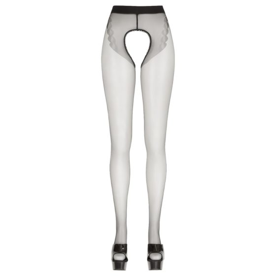 Cottelli - Double Effect Open Tights (Black)