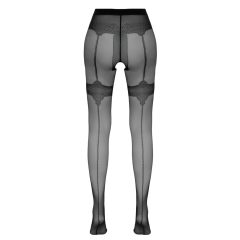 / Cottelli - Exclusive Patterned Open Tights (Black)