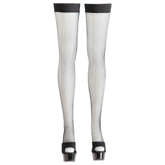 Cottelli - Dense Fishnet Thigh Highs (Black)