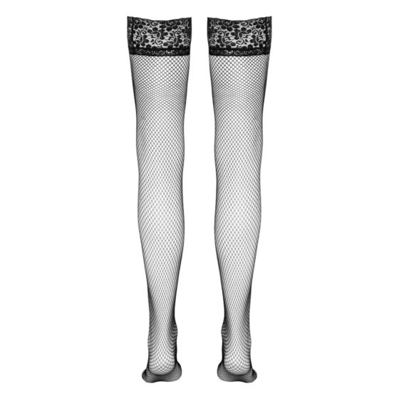 Cottelli - necc thigh fix with wide lace edge (black)