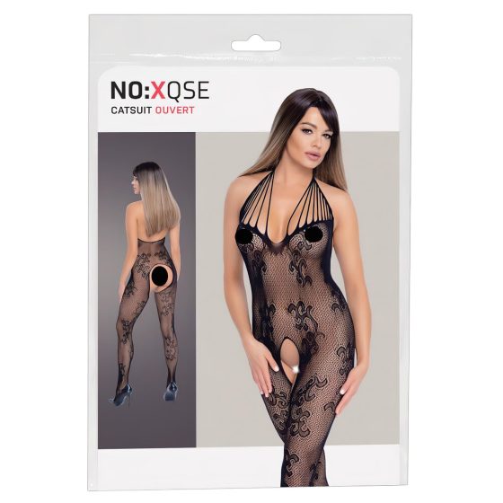 / NO:XQSE - Sexy Cat Tights - Black (S-L)