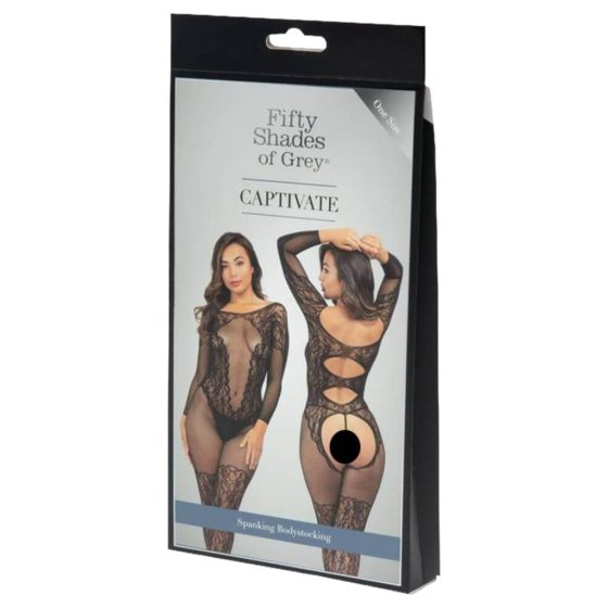 Fifty Shades of Grey - Spicy Lace Bodysuit (Black)