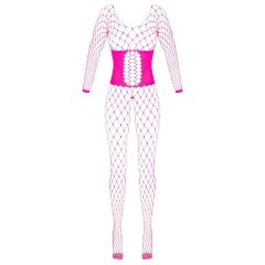 Cottelli - Mesh Bodystocking (Pink) - S-L