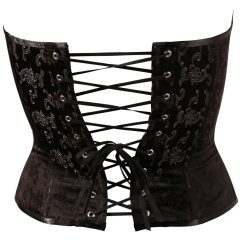 Cottelli - Embroidered Party Corset (Black)