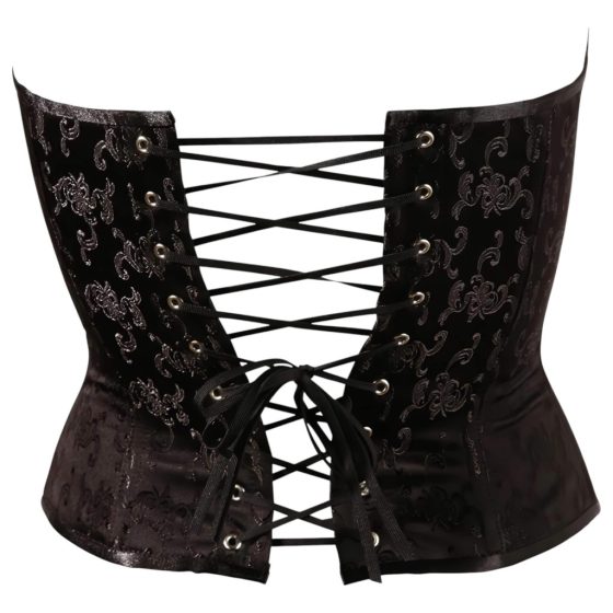 Cottelli - Embroidered Party Corset (Black)