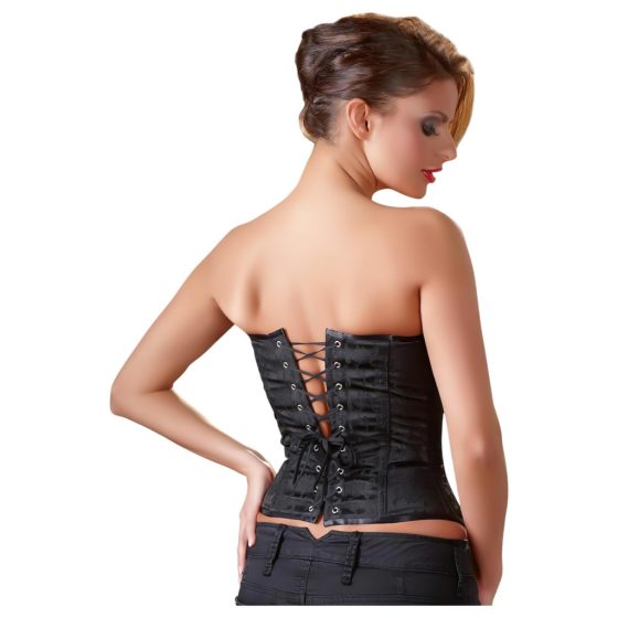 Cottelli - Embroidered Party Corset (Black)