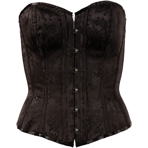 Cottelli - Embroidered Party Corset (Black)