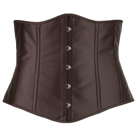 Cottelli Plus Size - Satin Corset (Black)