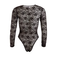 Cottelli - Shiny lace body (black)