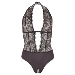 Cottelli - Lace Halterneck Bodysuit (Black)