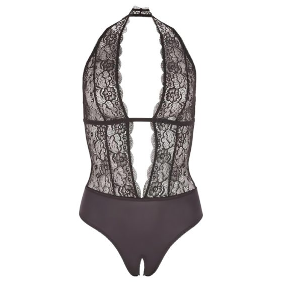 Cottelli - Lace Halterneck Bodysuit (Black)