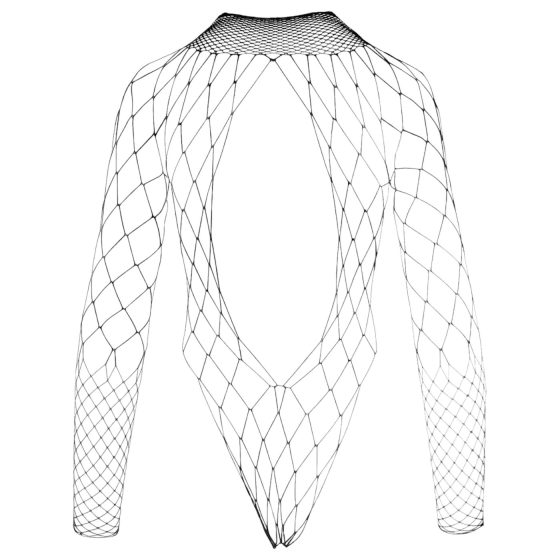 NO:XQSE - Long-Sleeve Mesh Bodysuit - Black (S-L)