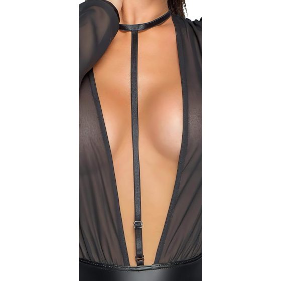 Noir - Halterneck, Flowing Body (Black)