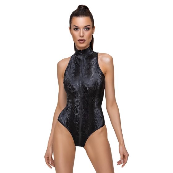 Cottelli Party - Snake Print Bodysuit (Black)