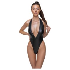 Cottelli Party – Deep Plunge Bodysuit (Black)