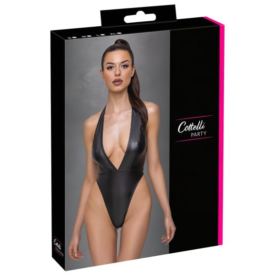 Cottelli Party - Deep Plunge Bodysuit (Black)