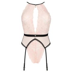 Obsessive Lilines - Gartered Bodysuit (Pink)