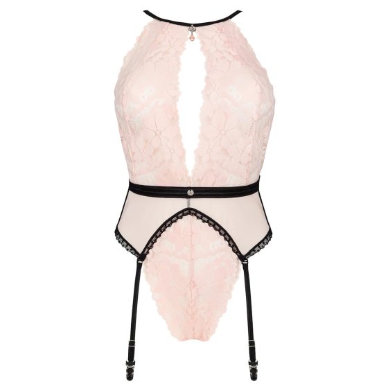 Obsessive Lilines - Garter Bodysuit (Pink)