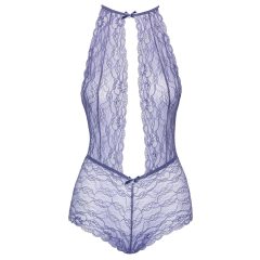 Kissable - Lace Bodysuit with Choker (Purple)