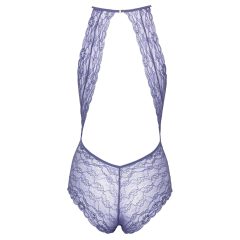 Kissable - Lace Bodysuit with Choker (Purple)