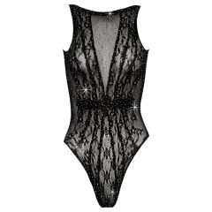 Cottelli - Sparkling Black Bodysuit (S-L)