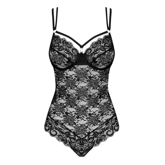 Obsessive 860-TED-1 Super Sexy Lace Bodysuit (Black)