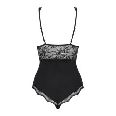 Obsessive Luvae - Sheer Top Bodysuit (Black)